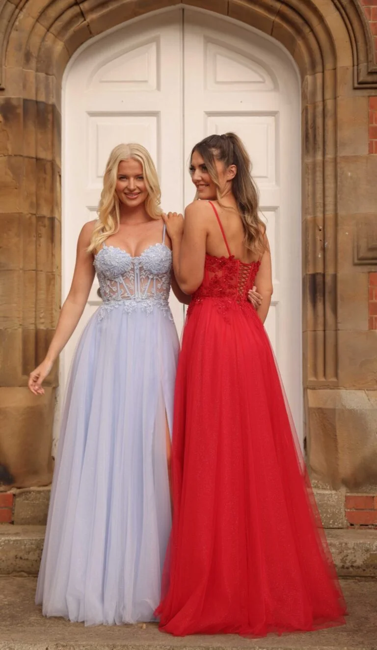 Charlotte marries Mark in a Ball Gown fit for a Castle Wedding